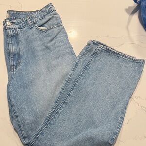 Madewell Light Wash Blue Straight-Leg Jeans
